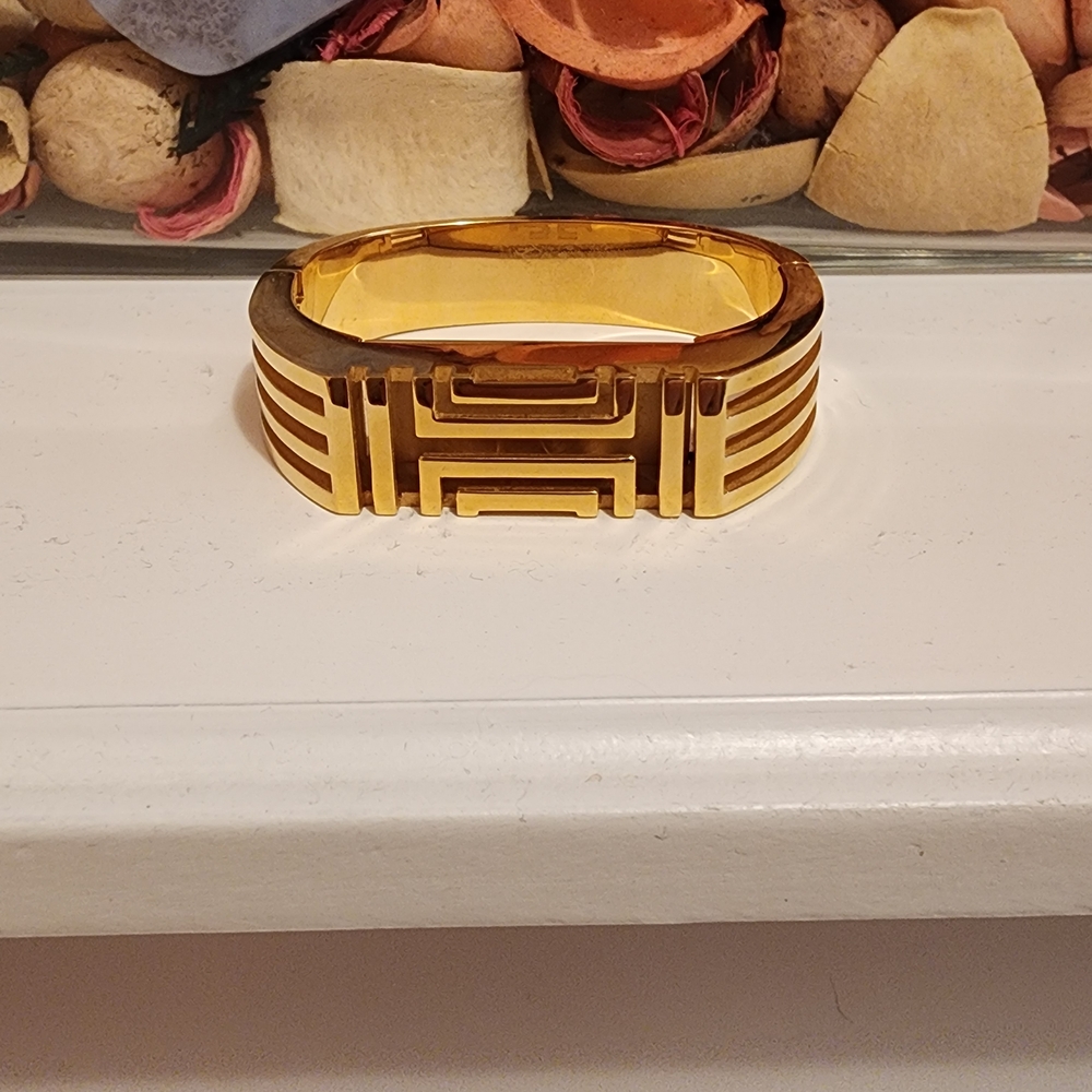 Tory Burch Gold and Brown Bracelet